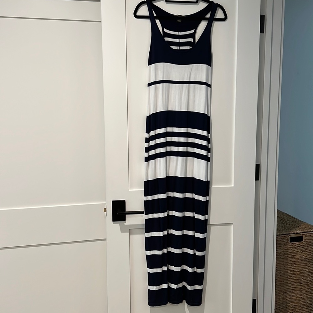 Tommy Bahama  striped nautical maxi dress XS